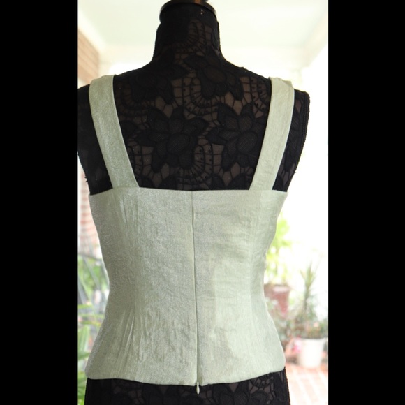 EXPO NEW YORK MINT GREEN JACKET AND SLEEVELESS TOP - Picture 9 of 10